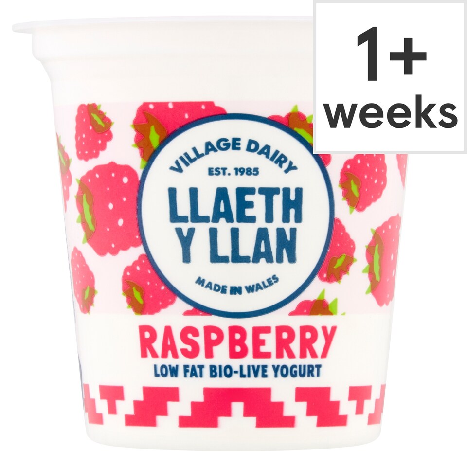 Llaeth Y Llan Low Fat Raspberry Yogurt 125G (L)