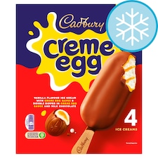 Cadbury Creme Egg Ice Cream Sticks 4x90ml