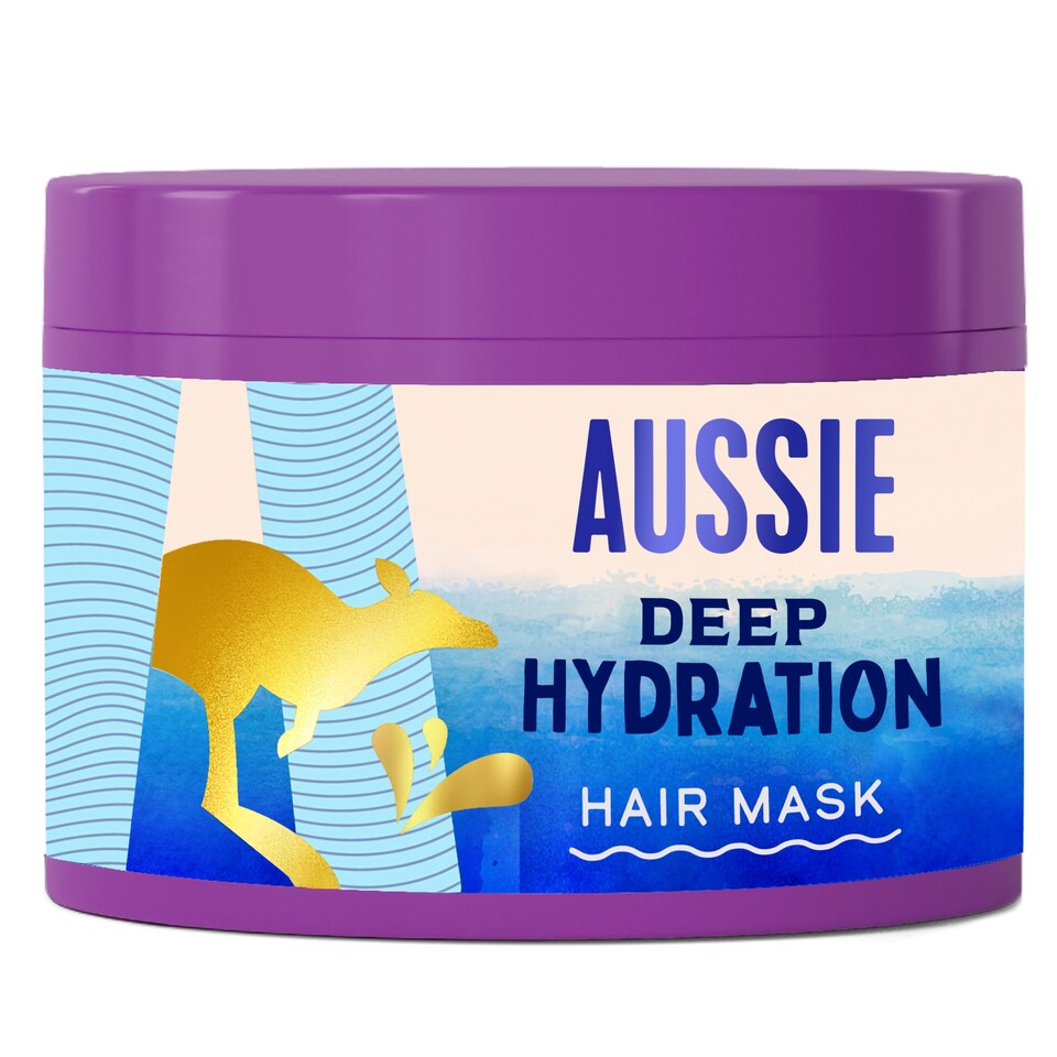 Aussie Deeep Moisture Hajpakolás 500ml. Hidratálja, Táplálja, Mélyen Ápolja a Száraz Hajat