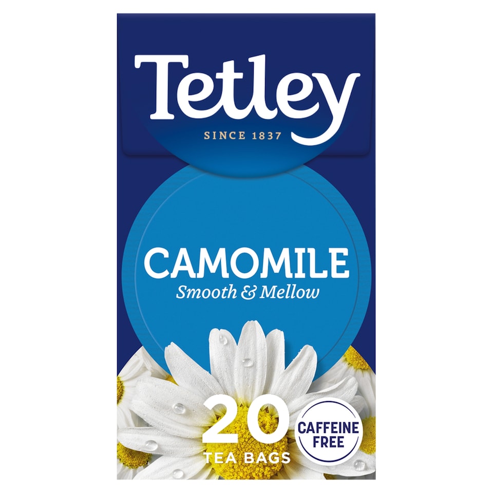 Tetley Herbal Pure Camomile 20 Tea Bags 30G