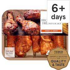 Tesco Ready To Eat Bbq Roast Chicken Drumsticks 430G