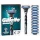 image 1 of Gillette Mach 3 Value Pack: Mens Razor + 12 Blade Refills