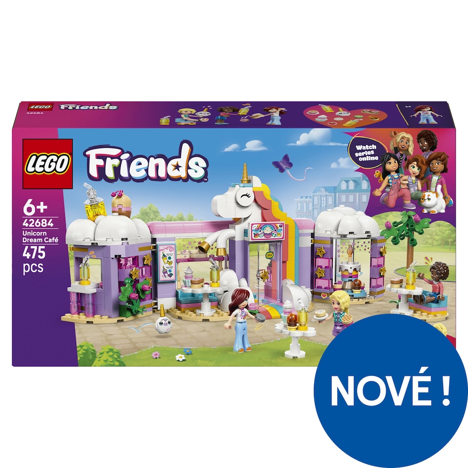 Obrázek 1 pro produkt LEGO Friends 42684 Snová kavárna s jednorožcem