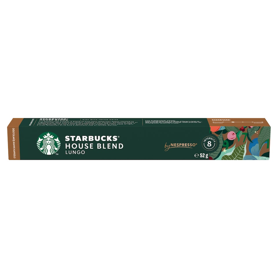 STARBUCKS HOUSE BLEND by NESPRESSO Medium roast kávové kapsuly, 10 kapsúl v balení