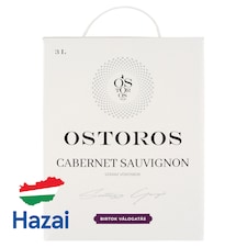 Ostorosbor Bag-In-Box Felső-Magyarországi Cabernet Sauvignon Dry Red Wine 13% 3 l