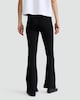 image 4 of The F&F Edit Pull On Flared Trousers in Black