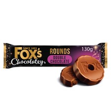 Fox's Chocolatey Rounds Double Chocolate 130g