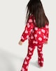 image 2 of F&F Girls 2-Piece Cotton Rich Heart Lollipop Print Sweatshirt and Leggings Set in Red