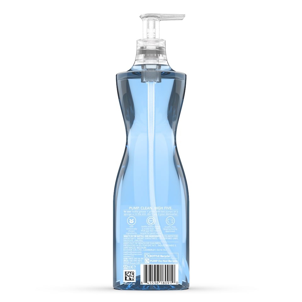 image 1 of Method Washing Up Liquid Coconut Water 532Ml