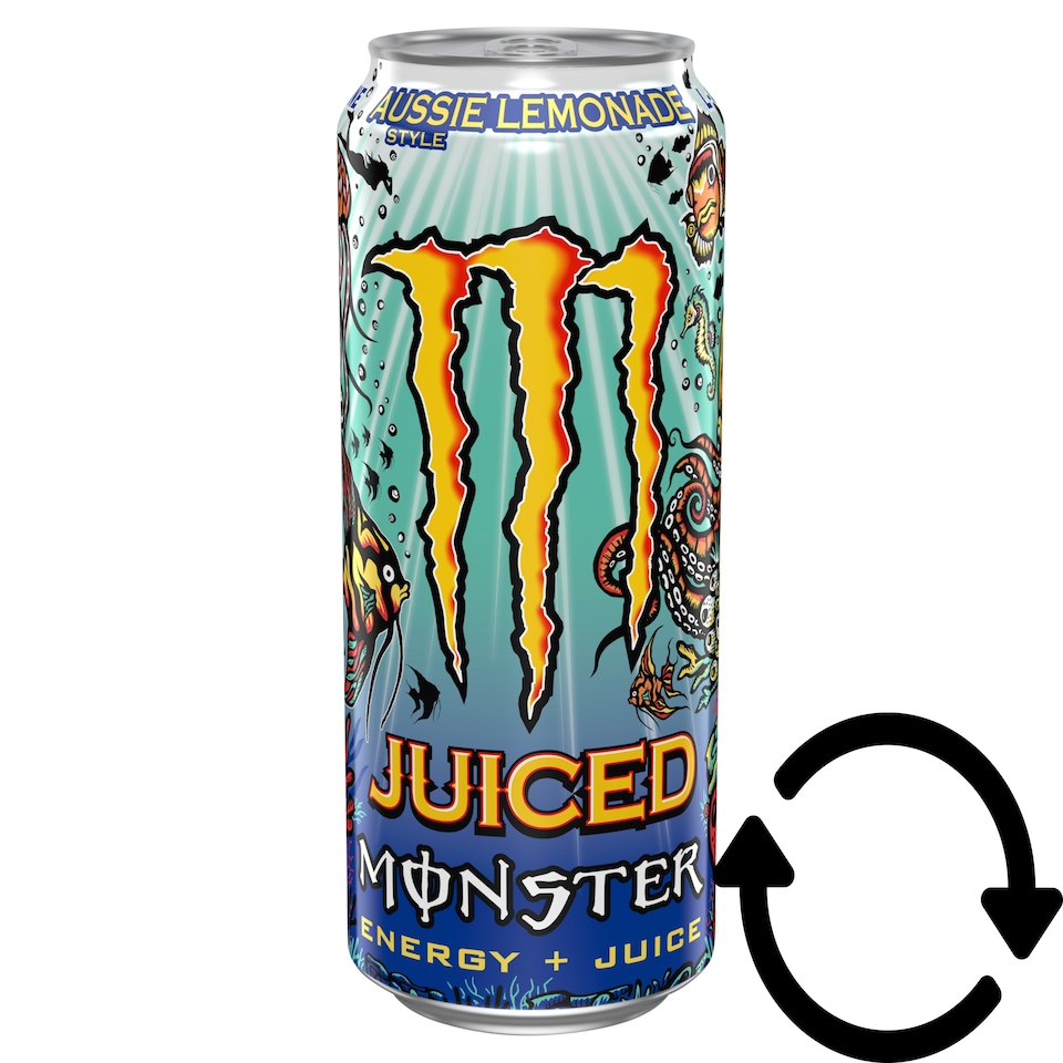 Monster Energy Juiced Monster Aussie Style Lemonade Carbonated Energy Drink 500 ml