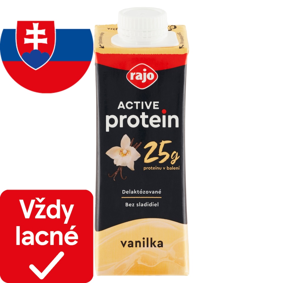 obrázok 1 z Rajo Active Protein Vanilka 250 ml