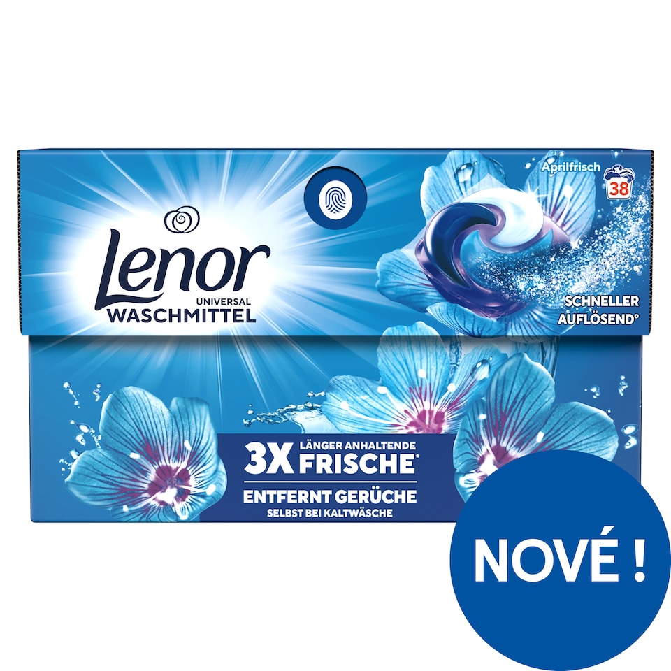 Obrázek 1 pro produkt LENOR PODS® Kapsle Na Praní, 38 Praní, April Fresh