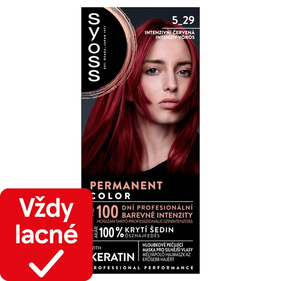 Syoss Farba na vlasy intenzívna červená 5_29