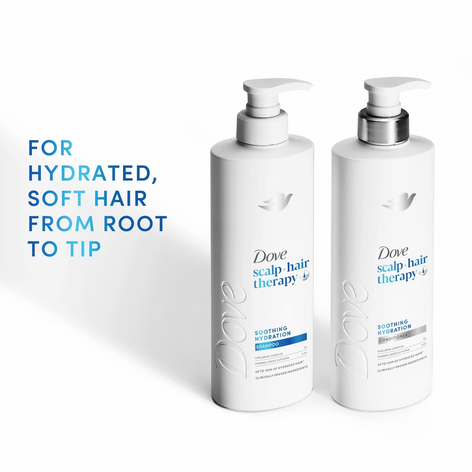 image 1 of Dove Scalp Hair Therapy Soothing Hydration Shampoo 400ml