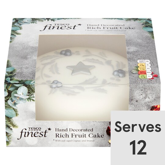 Tesco Finest Rich Fruit Cake 907G Tesco Groceries