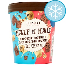 T. Cookie Dough & Choc Brownie Ice Cream 480ml