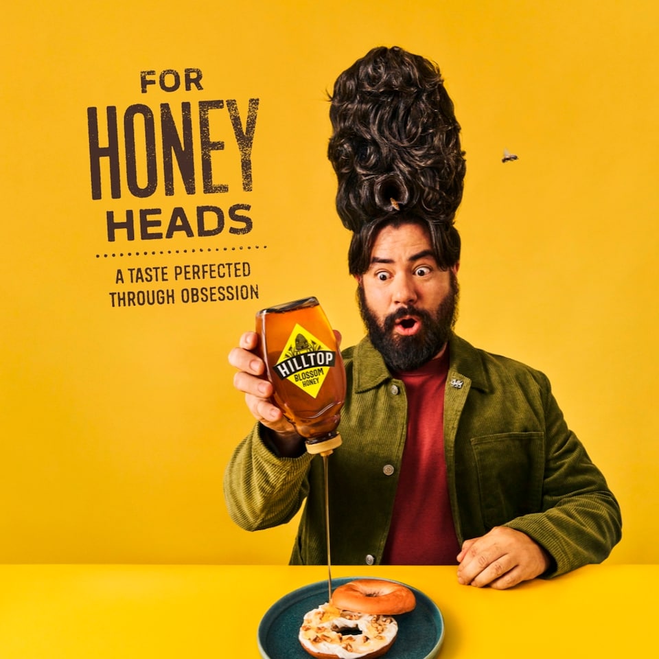 image 1 of Hilltop Squeezy Blossom Honey 340G