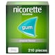 image 1 of Nicorette Stop Smoking Aid 2mg Nicotine Gum - Original 210s