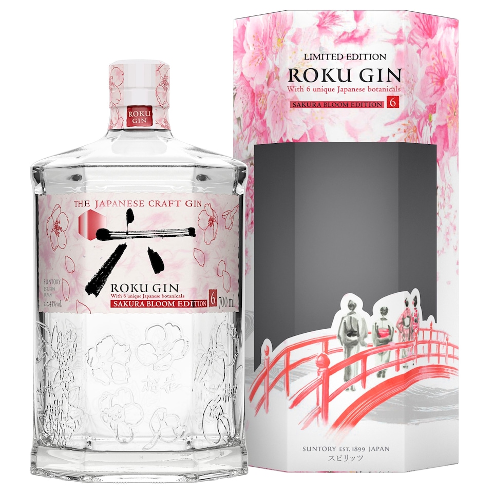image 1 of ROKU Japanese Craft Gin Sakura Bloom Edition 70cl