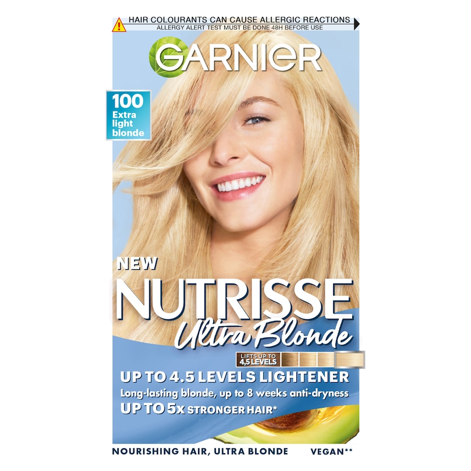 image 1 of Garnier Nutrisse 100 Extra Light Blonde Permanent Hair Dye