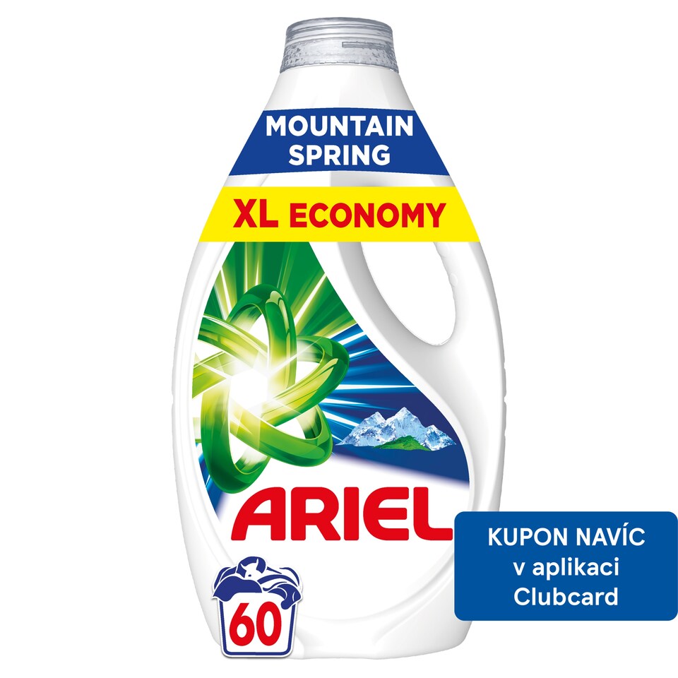 image 1 of Ariel Washing Liquid, 60 Washes, Mountain Spring