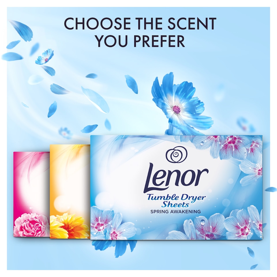 image 1 of Lenor Tumbler Dryer Sheets Spring Awakening 34S