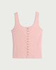 image 4 of F&F Cotton Rich Textured Button Up Vest in Pink