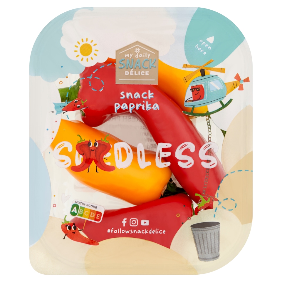 Donnelly Fresh Snacking Peppers Seedless 150g