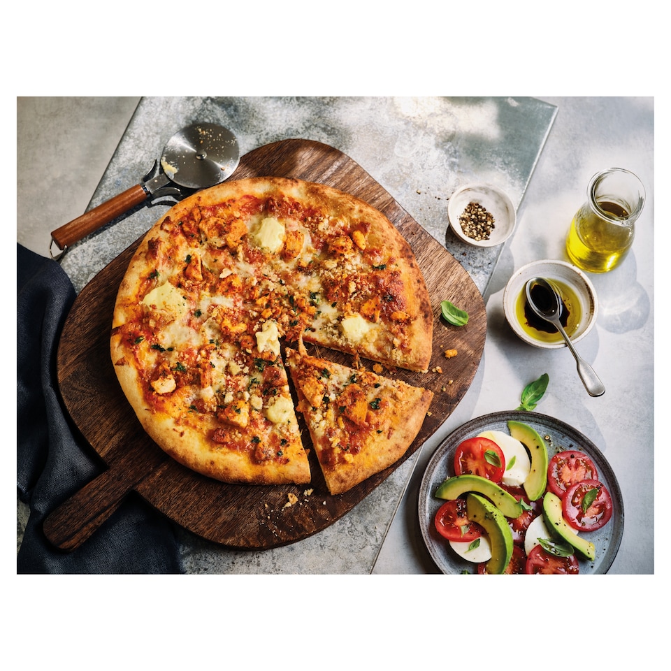 image 1 of Tesco Finest Chicken Parmigiana Wood Fired Pizza 450g