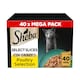 image 1 of Sheba Select Slices Wet Cat Food Pouches Poultry Gravy 40x85g