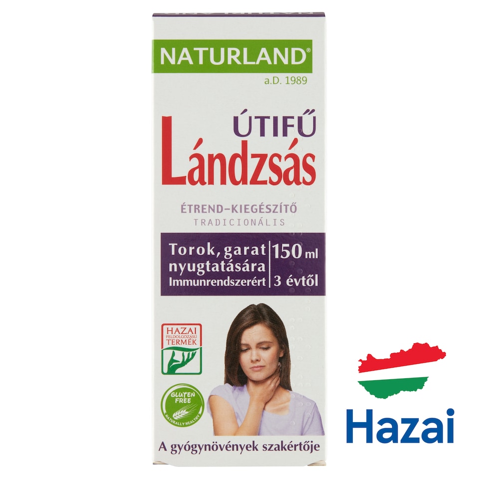 Naturland lándzsás útifű tradicionális folyékony étrend-kiegészítő készítmény 150 ml  1. kép