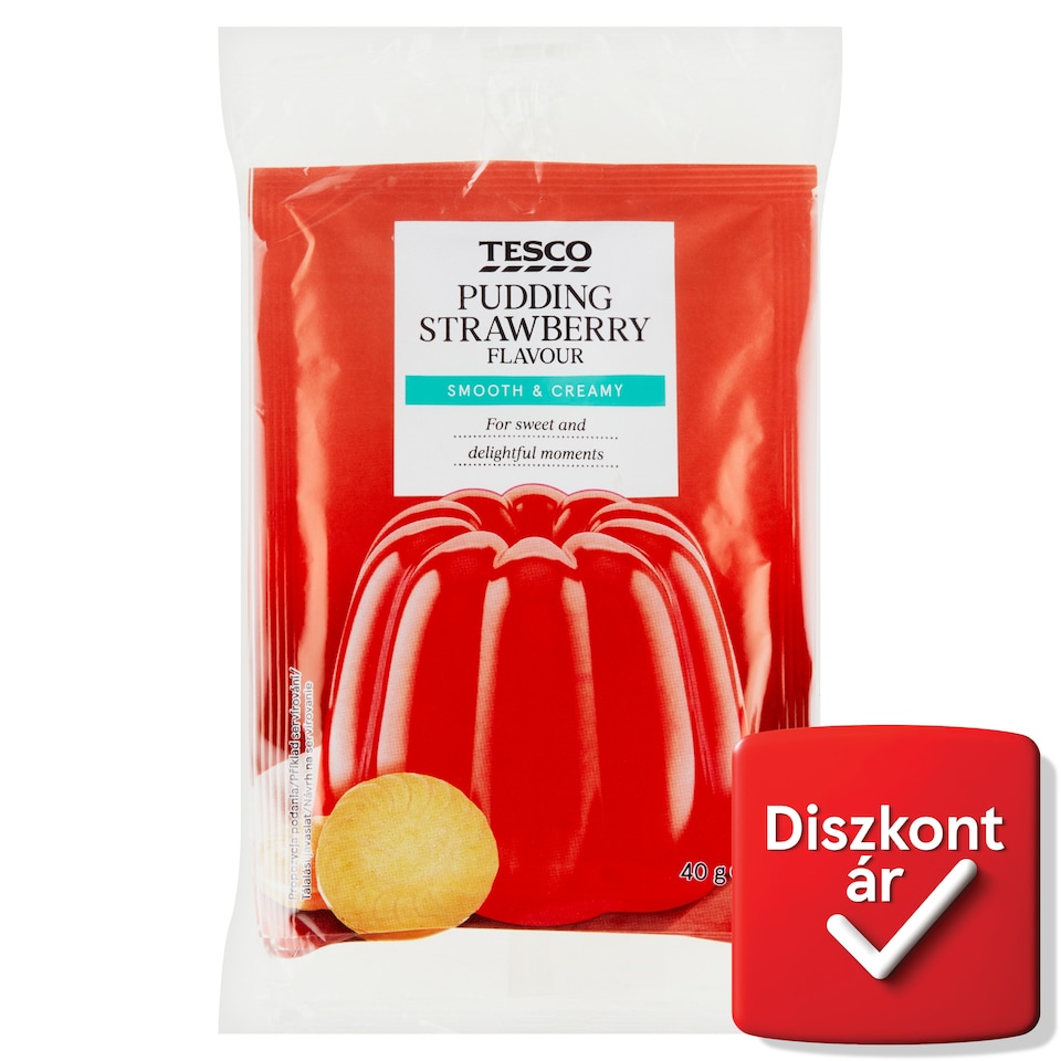 Tesco eperízű pudingpor 3 x 40 g