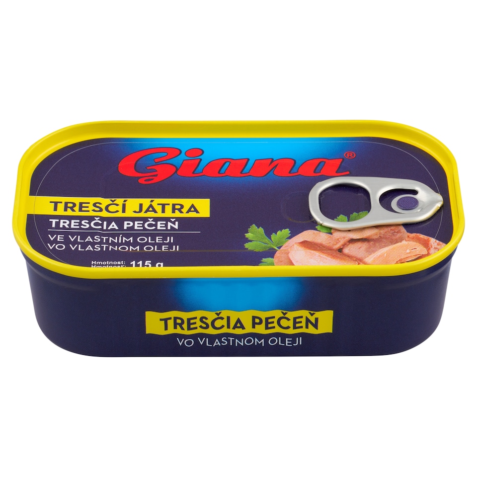 obrázok 1 z Giana Tresčia pečeň vo vlastnom oleji 115 g