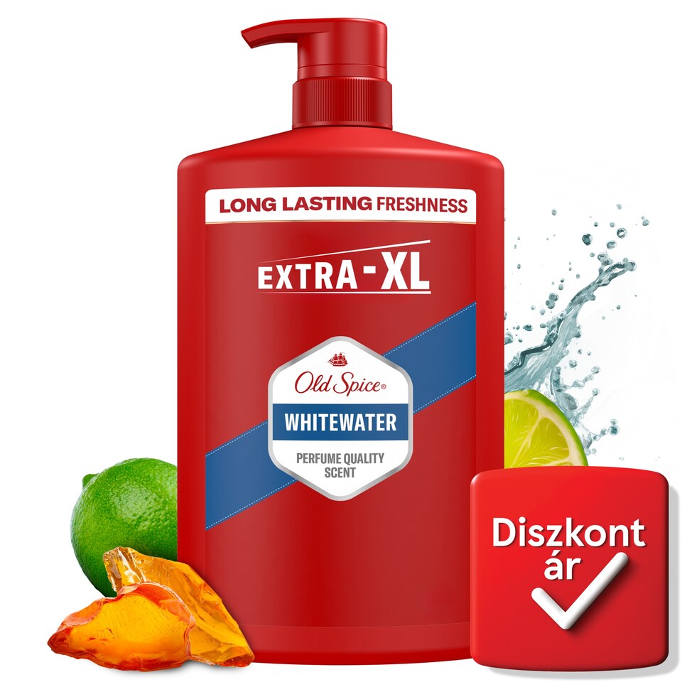Old Spice Whitewater Férfi 3 az 1-ben Sampon és Tusfürdő, 1000 ml  1. kép