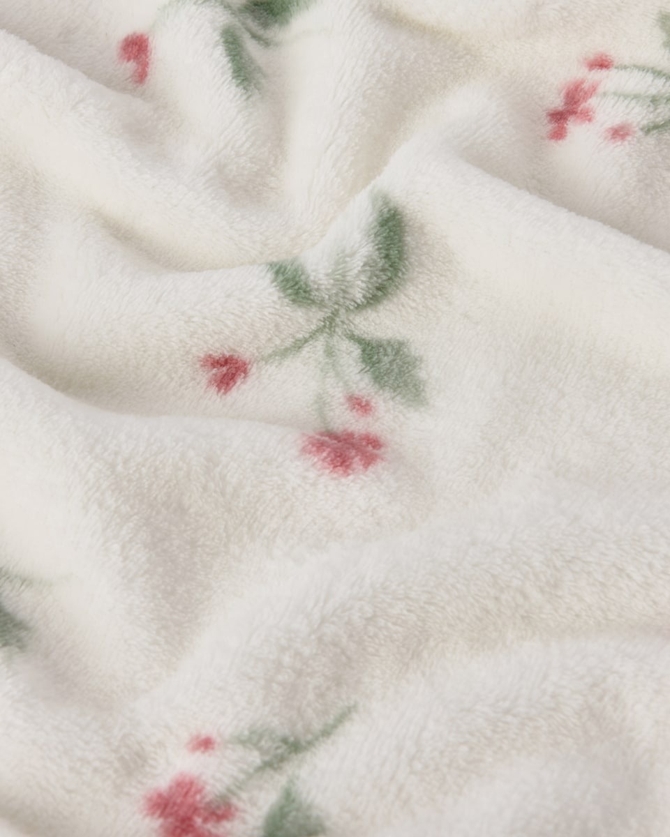 image 1 of F&F Baby Plush Bunny and Blanket Set in White