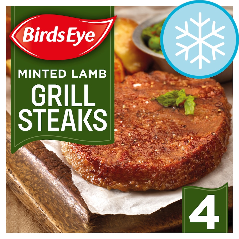 image 1 of Birds Eye 4 Minted Lambgrills 300G