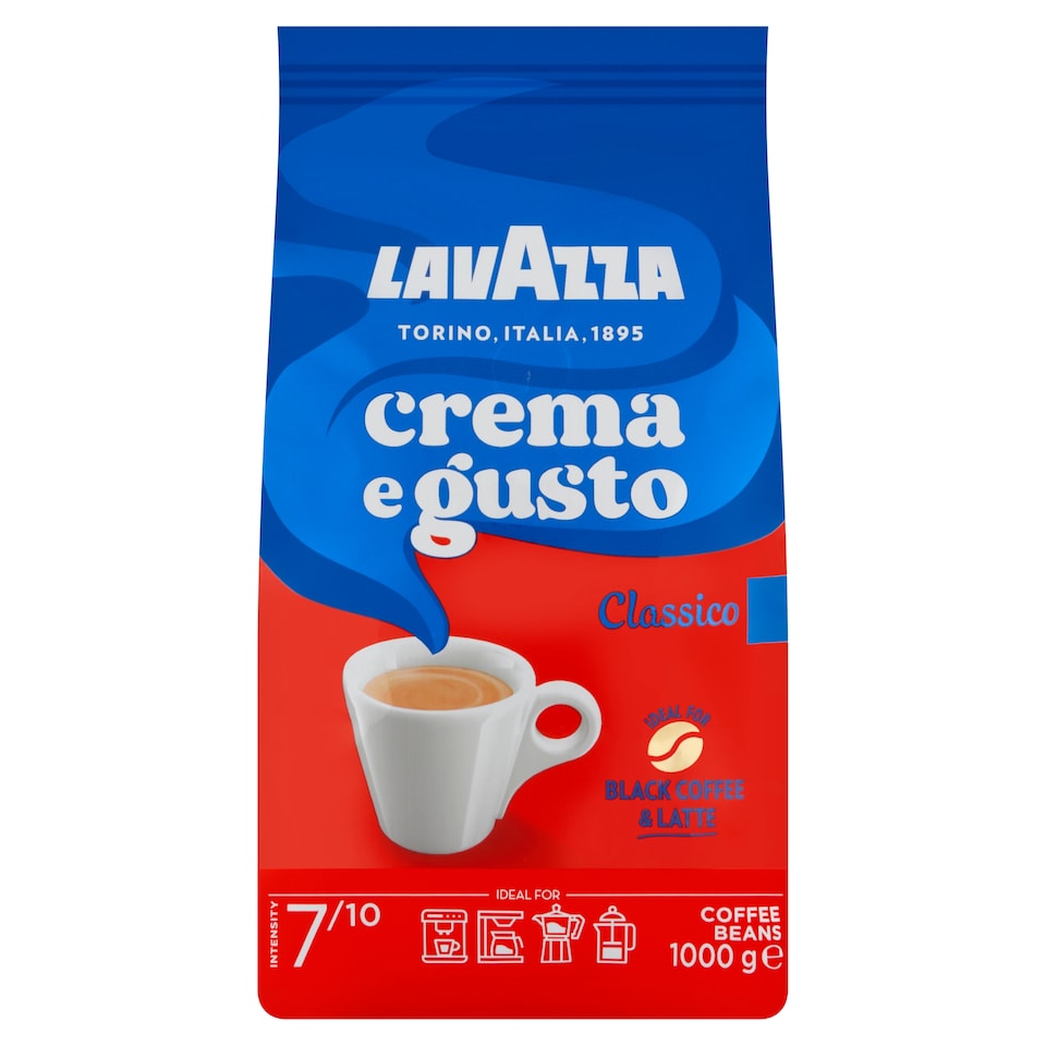 Obrázek 1 pro produkt Lavazza Crema e Gusto Classico káva zrnková 1000g
