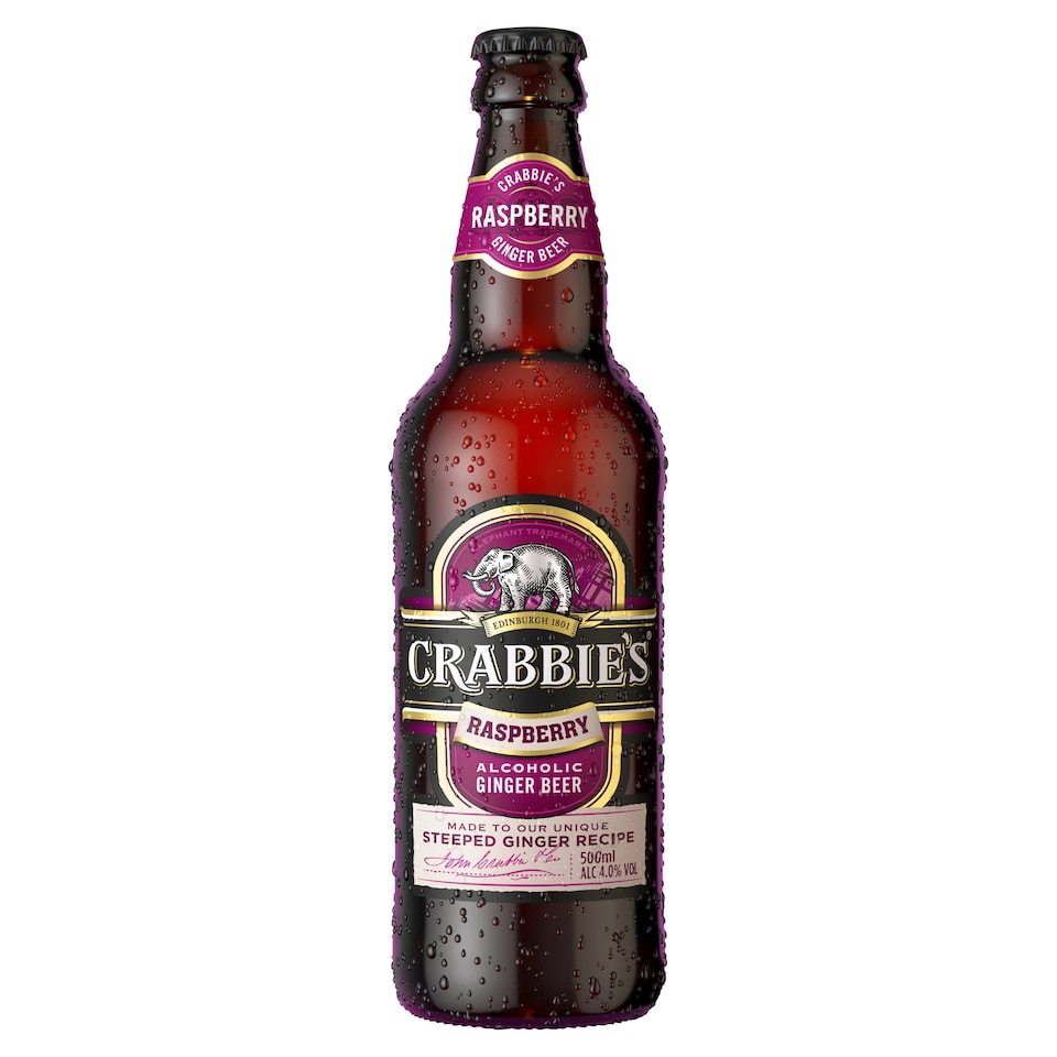 image 1 of Crabbies Raspberry 500ml