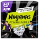image 1 of Ninjamas Pyjama Pants Spaceships, 9 Pyjama Pants, 8 Years, 27kg-43kg