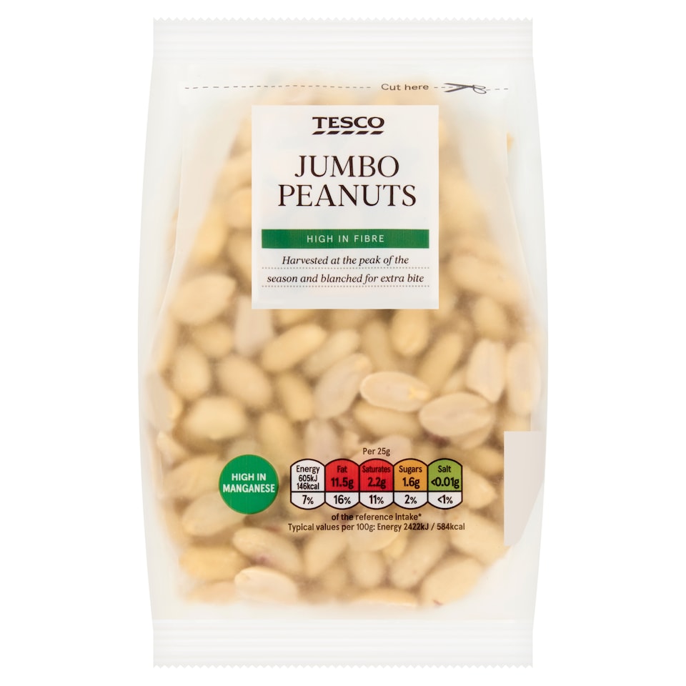 Tesco Jumbo Peanuts 200g