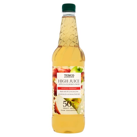Tesco High Juice Apple & Elderflower 1L Tesco Groceries