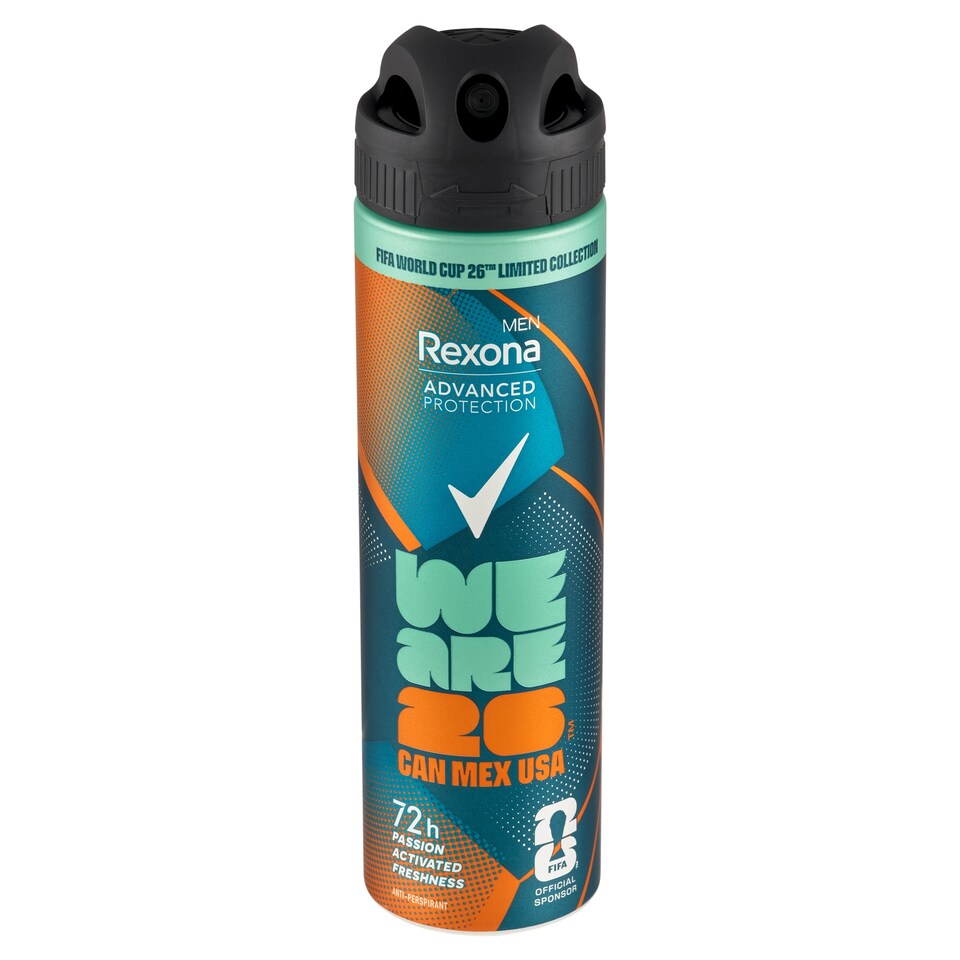 Obrázek 1 pro produkt Rexona Men Advanced Protection FIFA 2026 Sprej 150ml