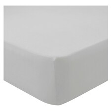 Fox & Ivy Silver 200 Thread Count Fitted Sheet Double