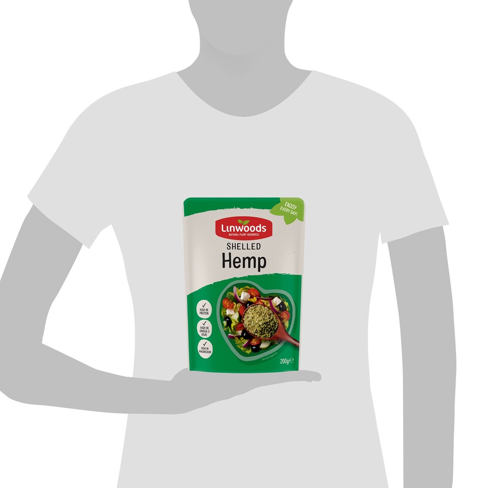image 1 of Linwoods Shelled Organic Hemp 225G