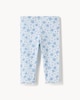 image 3 of F&F Baby 3-Pack Cotton Rich Ribbed Leggings in Blue