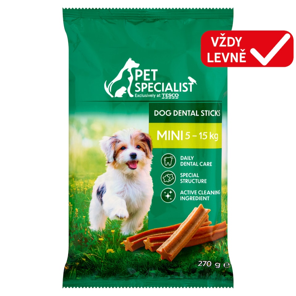 Pet Specialist Mini dentální tyčinky 270g