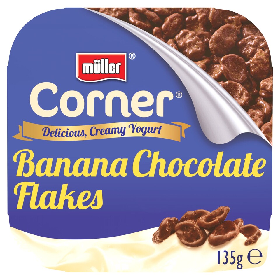 Muller Corner Banana Crunch Yoghurt 135G