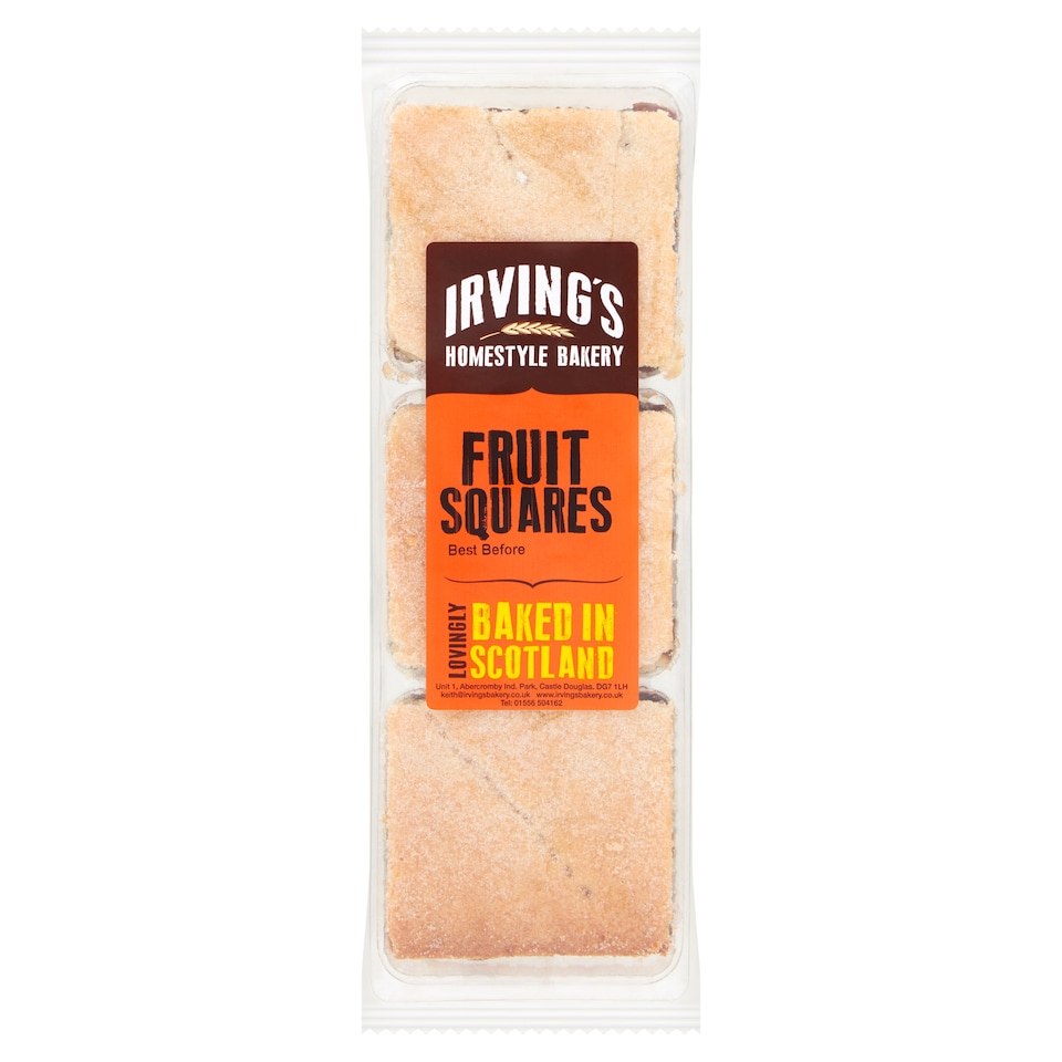 Irving's Homestyle Bakery Fruit Squares 3 Pack