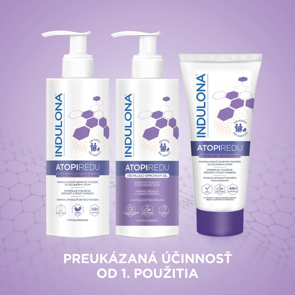 obrázok 1 z Indulona Atopiredu ošetrujúci sprchový gél 400 ml