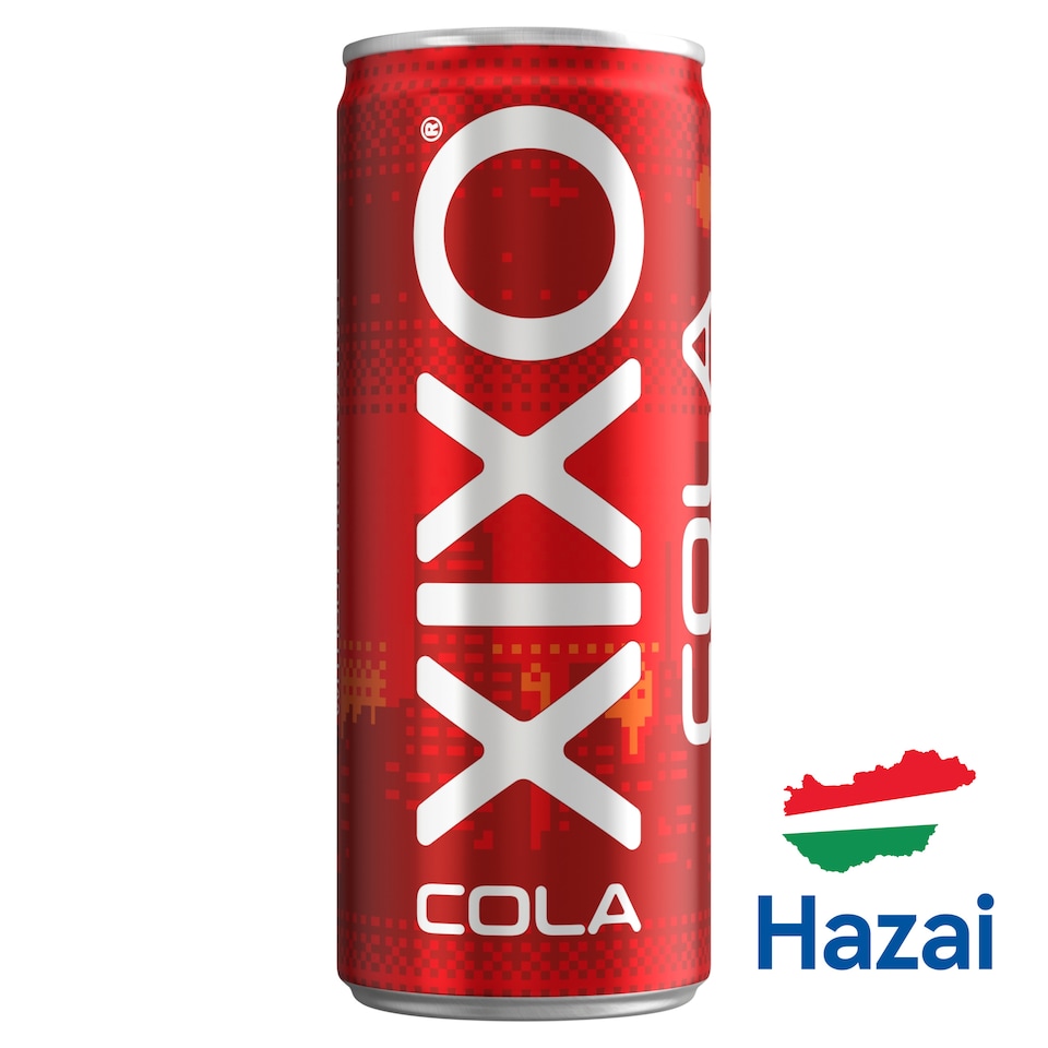 XIXO Cola kólaízű szénsavas üdítőital cukorral és édesítőszerrel 250 ml